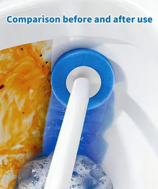 Slimoly™ CleanFlow Pro – Disposable Toilet Scrubber System  A cleaner way to refresh your bathroom every day.