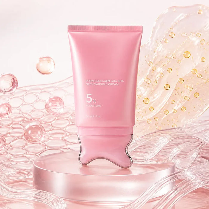 ✨ PDRN Collagen Gua Sha Neck Cream – Helps Smooth Crepey-Looking Skin, Firm the Neck & Define the Jawline