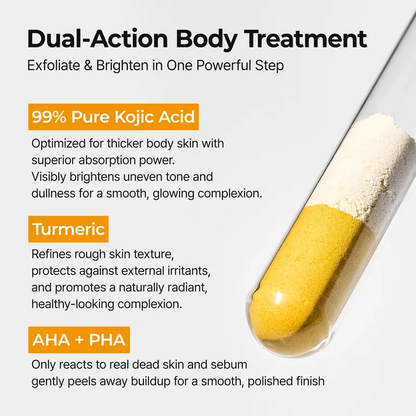 🍊 Kojic Acid Body Peeling Spray – Reveal Smoother, Brighter Skin ✨
