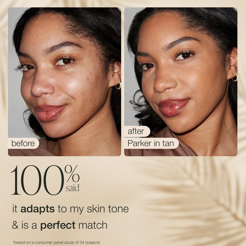 CC tinted serum finish