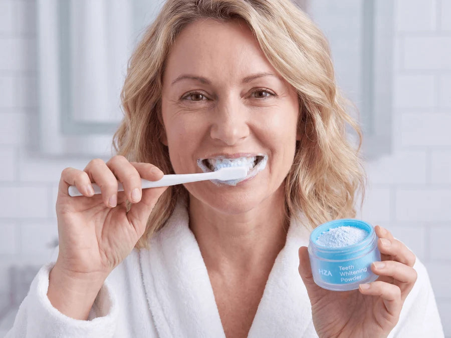 ✨ HZA Teeth Whitening Powder – Brighter Smile Care