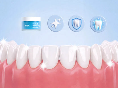 ✨ HZA Teeth Whitening Powder – Brighter Smile Care