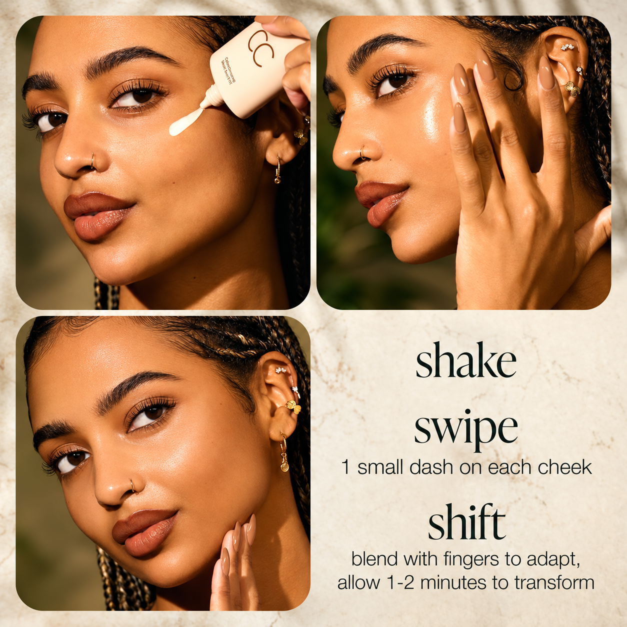 💗 HZA CC Tinted Serum – Smooth, Blur & Even the Look of Skin with Lightweight Coverage